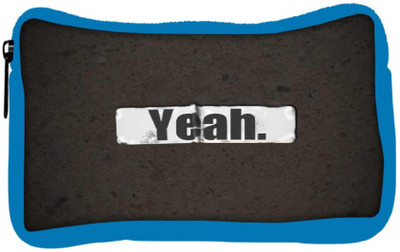 

Snoogg Eco Friendly Canvas Yeah ! Student Pen Pencil Case Coin Purse Pouch Cosmetic Makeup Bag (BLUE) Pouch(Multicolor)