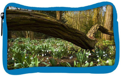 

Snoogg Eco Friendly Canvas Long Branch Tree Designer Student Pen Pencil Case Coin Purse Pouch Cosmetic Makeup Bag (BLUE) Pouch(Multicolor)