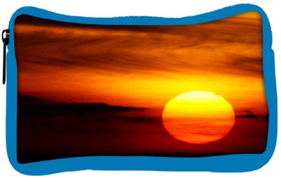 

Snoogg Eco Friendly Canvas Amazing Sunset Designer Student Pen Pencil Case Coin Purse Pouch Cosmetic Makeup Bag (BLUE) Pouch(Multicolor)