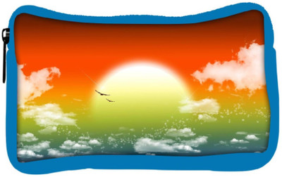 

Snoogg Eco Friendly Canvas Fantasy Sunset Student Pen Pencil Case Coin Purse Pouch Cosmetic Makeup Bag (BLUE) Pouch(Multicolor)