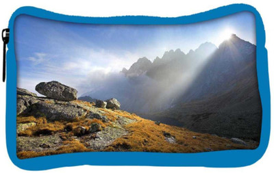 

Snoogg Eco Friendly Canvas Mountain View Designer Student Pen Pencil Case Coin Purse Pouch Cosmetic Makeup Bag (BLUE) Pouch(Multicolor)