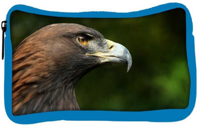 

Snoogg Eco Friendly Canvas Eagle Face Designer Student Pen Pencil Case Coin Purse Pouch Cosmetic Makeup Bag (BLUE) Pouch(Multicolor)