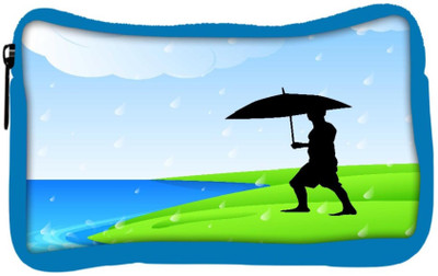 

Snoogg Eco Friendly Canvas Abstract Rainy Season Background With Silhouette Of A Man Holding Umbrella Student Pen Pencil Case Coin Purse Pouch Cosmetic Makeup Bag (BLUE) Pouch(Multicolor)