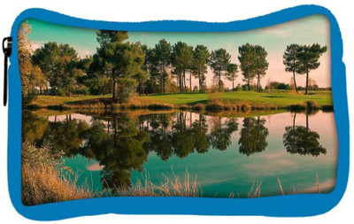 

Snoogg Eco Friendly Canvas River Side Tree Designer Student Pen Pencil Case Coin Purse Pouch Cosmetic Makeup Bag (BLUE) Pouch(Multicolor)