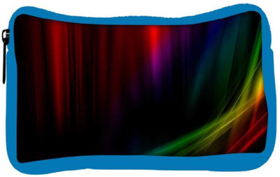 

Snoogg Eco Friendly Canvas Abstract Design Designer Student Pen Pencil Case Coin Purse Pouch Cosmetic Makeup Bag (BLUE) Pouch(Multicolor)