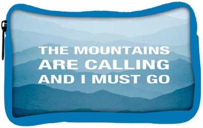 

Snoogg Eco Friendly Canvas Wanderlust Mountains Are Calling 2868 Student Pen Pencil Case Coin Purse Pouch Cosmetic Makeup Bag (BLUE) Pouch(Multicolor)