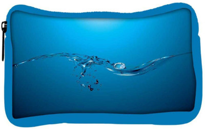 

Snoogg Eco Friendly Canvas Water Drops Designer Student Pen Pencil Case Coin Purse Pouch Cosmetic Makeup Bag (BLUE) Pouch(Multicolor)