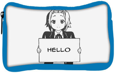 

Snoogg Eco Friendly Canvas Anime Hello Student Pen Pencil Case Coin Purse Pouch Cosmetic Makeup Bag (BLUE) Pouch(Multicolor)