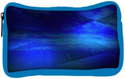 

Snoogg Eco Friendly Canvas Abstract Cosmos Background Student Pen Pencil Case Coin Purse Pouch Cosmetic Makeup Bag (BLUE) Pouch(Multicolor)