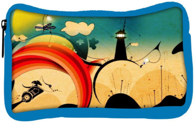 

Snoogg Eco Friendly Canvas The Abstract Life 2559 Student Pen Pencil Case Coin Purse Pouch Cosmetic Makeup Bag (BLUE) Pouch(Multicolor)