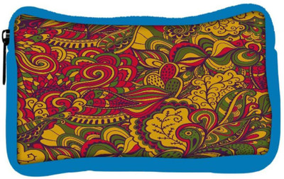 

Snoogg Eco Friendly Canvas Vector Seamless Texture With Abstract Flowers Endless Background Ethnic Sea Student Pen Pencil Case Coin Purse Pouch Cosmetic Makeup Bag (BLUE) Pouch(Multicolor)