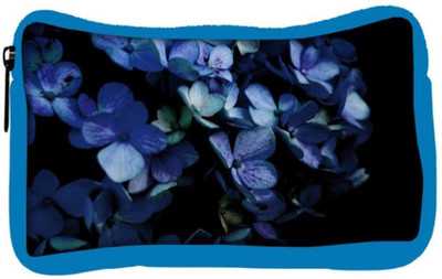 

Snoogg Eco Friendly Canvas Blue Petal Flower Designer Student Pen Pencil Case Coin Purse Pouch Cosmetic Makeup Bag (BLUE) Pouch(Multicolor)