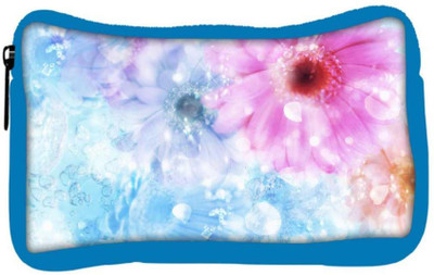 

Snoogg Eco Friendly Canvas Colorful Sunflower Designer Student Pen Pencil Case Coin Purse Pouch Cosmetic Makeup Bag (BLUE) Pouch(Multicolor)