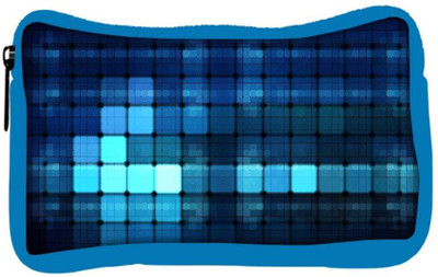 

Snoogg Eco Friendly Canvas Blue Lights Wide Designer Student Pen Pencil Case Coin Purse Pouch Cosmetic Makeup Bag (BLUE) Pouch(Multicolor)