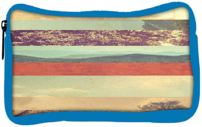 

Snoogg Eco Friendly Canvas Travel Story Student Pen Pencil Case Coin Purse Pouch Cosmetic Makeup Bag (BLUE) Pouch(Multicolor)