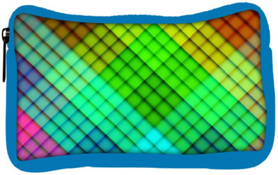 

Snoogg Eco Friendly Canvas Rainbow Diamond Pattern 2689 Student Pen Pencil Case Coin Purse Pouch Cosmetic Makeup Bag (BLUE) Pouch(Multicolor)