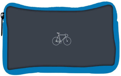 

Snoogg Eco Friendly Canvas Simple Cycle Designer Student Pen Pencil Case Coin Purse Pouch Cosmetic Makeup Bag (BLUE) Pouch(Multicolor)