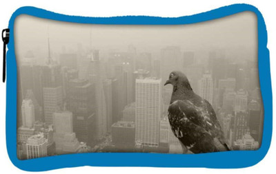 

Snoogg Eco Friendly Canvas Empire State Pigeon Designer Student Pen Pencil Case Coin Purse Pouch Cosmetic Makeup Bag (BLUE) Pouch(Multicolor)