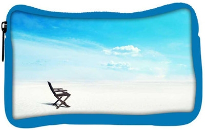 

Snoogg Eco Friendly Canvas White Sand Designer Student Pen Pencil Case Coin Purse Pouch Cosmetic Makeup Bag (BLUE) Pouch(Multicolor)