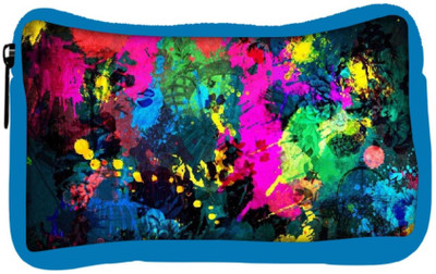 

Snoogg Eco Friendly Canvas Splash Paints Student Pen Pencil Case Coin Purse Pouch Cosmetic Makeup Bag (BLUE) Pouch(Multicolor)