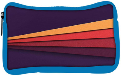 

Snoogg Eco Friendly Canvas Embossed Stripes 2624 Student Pen Pencil Case Coin Purse Pouch Cosmetic Makeup Bag (BLUE) Pouch(Multicolor)