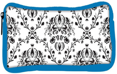 

Snoogg Eco Friendly Canvas Grey Branched Pattern Designer Student Pen Pencil Case Coin Purse Pouch Cosmetic Makeup Bag (BLUE) Pouch(Multicolor)