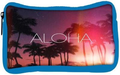 

Snoogg Eco Friendly Canvas Aloha Student Pen Pencil Case Coin Purse Pouch Cosmetic Makeup Bag (BLUE) Pouch(Multicolor)