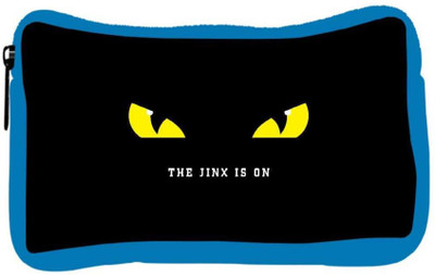 

Snoogg Eco Friendly Canvas Jinx Is On Designer Student Pen Pencil Case Coin Purse Pouch Cosmetic Makeup Bag (BLUE) Pouch(Multicolor)