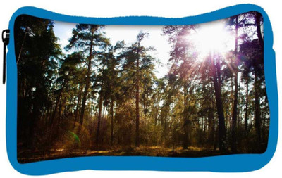 

Snoogg Eco Friendly Canvas Patternd Forest Designer Student Pen Pencil Case Coin Purse Pouch Cosmetic Makeup Bag (BLUE) Pouch(Multicolor)