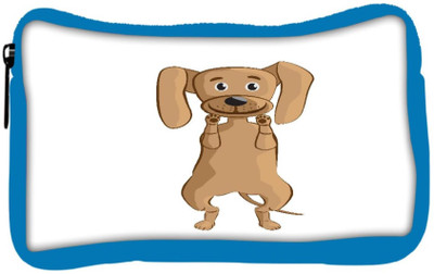 

Snoogg Eco Friendly Canvas Dog Student Pen Pencil Case Coin Purse Pouch Cosmetic Makeup Bag (BLUE) Pouch(Multicolor)