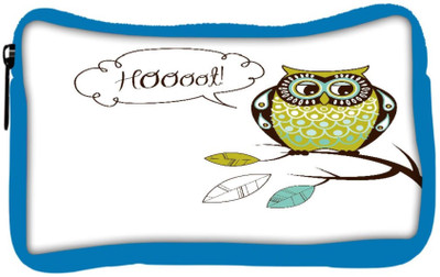 

Snoogg Eco Friendly Canvas Cute Vector Owl Hoooot Card Student Pen Pencil Case Coin Purse Pouch Cosmetic Makeup Bag (BLUE) Pouch(Multicolor)