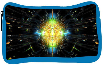 

Snoogg Eco Friendly Canvas Abstract Design Designer Student Pen Pencil Case Coin Purse Pouch Cosmetic Makeup Bag (BLUE) Pouch(Multicolor)