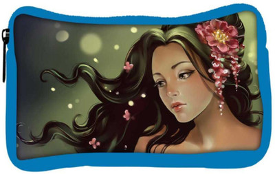 

Snoogg Eco Friendly Canvas Princess Girl Designer Student Pen Pencil Case Coin Purse Pouch Cosmetic Makeup Bag (BLUE) Pouch(Multicolor)