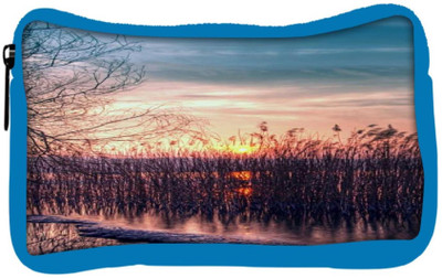 

Snoogg Eco Friendly Canvas Sunset I Student Pen Pencil Case Coin Purse Pouch Cosmetic Makeup Bag (BLUE) Pouch(Multicolor)