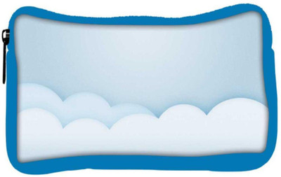 

Snoogg Eco Friendly Canvas Lite Color Clouds Designer Student Pen Pencil Case Coin Purse Pouch Cosmetic Makeup Bag (BLUE) Pouch(Multicolor)