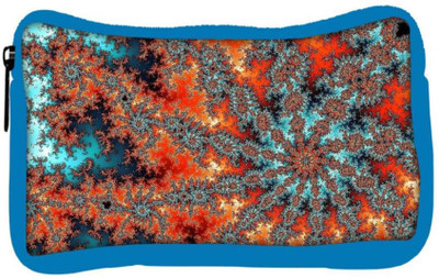 

Snoogg Eco Friendly Canvas Fractal Flower Abstract Designer Student Pen Pencil Case Coin Purse Pouch Cosmetic Makeup Bag (BLUE) Pouch(Multicolor)