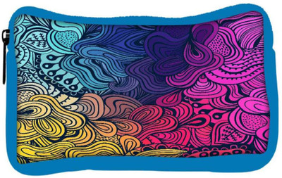 

Snoogg Eco Friendly Canvas Vector Seamless Texture With Abstract Flowers Endless Background Ethnic Sea Student Pen Pencil Case Coin Purse Pouch Cosmetic Makeup Bag (BLUE) Pouch(Multicolor)