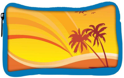 

Snoogg Eco Friendly Canvas Summer Design With Palm Tree And Rainbow Background Student Pen Pencil Case Coin Purse Pouch Cosmetic Makeup Bag (BLUE) Pouch(Multicolor)
