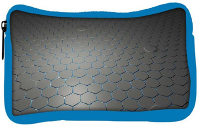 

Snoogg Eco Friendly Canvas Gray Hexagons Designer Student Pen Pencil Case Coin Purse Pouch Cosmetic Makeup Bag (BLUE) Pouch(Multicolor)