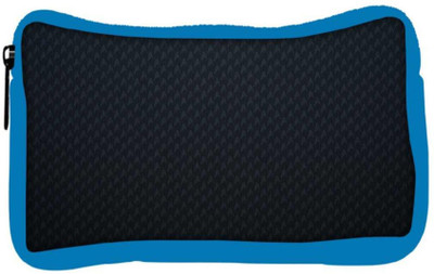 

Snoogg Eco Friendly Canvas Black Wall Designer Student Pen Pencil Case Coin Purse Pouch Cosmetic Makeup Bag (BLUE) Pouch(Multicolor)
