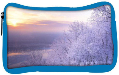

Snoogg Eco Friendly Canvas White Tree Designer Student Pen Pencil Case Coin Purse Pouch Cosmetic Makeup Bag (BLUE) Pouch(Multicolor)