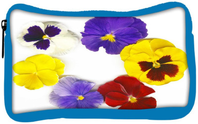 

Snoogg Eco Friendly Canvas A Circle Made Of Colorful Viola Tricolor Student Pen Pencil Case Coin Purse Pouch Cosmetic Makeup Bag (BLUE) Pouch(Multicolor)