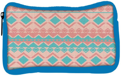 

Snoogg Eco Friendly Canvas Light Pink And Blue Aztec Student Pen Pencil Case Coin Purse Pouch Cosmetic Makeup Bag (BLUE) Pouch(Multicolor)
