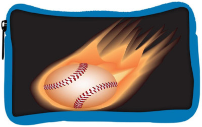 

Snoogg Eco Friendly Canvas Baseball Fire Student Pen Pencil Case Coin Purse Pouch Cosmetic Makeup Bag (BLUE) Pouch(Multicolor)