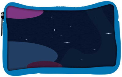 

Snoogg Eco Friendly Canvas Night Starts 2521 Student Pen Pencil Case Coin Purse Pouch Cosmetic Makeup Bag (BLUE) Pouch(Multicolor)