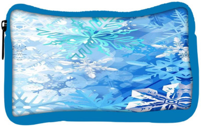 

Snoogg Eco Friendly Canvas Snowflakes Pattern 2534 Student Pen Pencil Case Coin Purse Pouch Cosmetic Makeup Bag (BLUE) Pouch(Multicolor)
