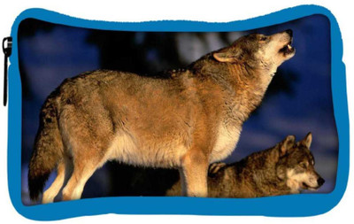 

Snoogg Eco Friendly Canvas Dog Roaring Designer Student Pen Pencil Case Coin Purse Pouch Cosmetic Makeup Bag (BLUE) Pouch(Multicolor)