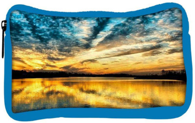 

Snoogg Eco Friendly Canvas Desktop Nature Designer Student Pen Pencil Case Coin Purse Pouch Cosmetic Makeup Bag (BLUE) Pouch(Multicolor)
