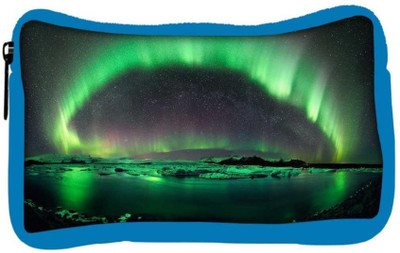 

Snoogg Eco Friendly Canvas Green Layered Island Designer Student Pen Pencil Case Coin Purse Pouch Cosmetic Makeup Bag (BLUE) Pouch(Multicolor)