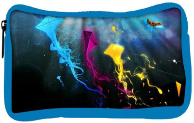 

Snoogg Eco Friendly Canvas Colorful Kites Designer Student Pen Pencil Case Coin Purse Pouch Cosmetic Makeup Bag (BLUE) Pouch(Multicolor)